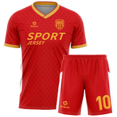 赤ユニフォーム サッカー